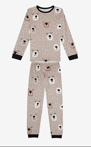 Bears thermal beige pj