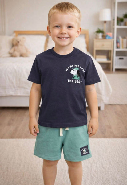Snoopy green cotton set