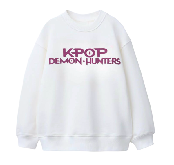 K-Pop white sweatshirt