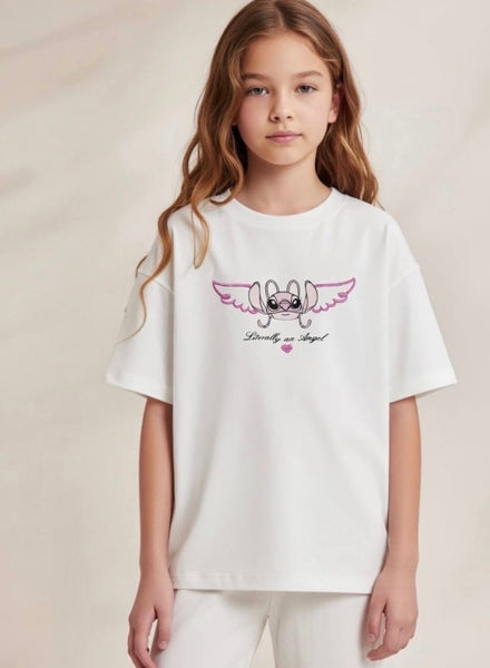 Angel cotton t-shirt