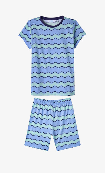 Blue waves 4 pcs set