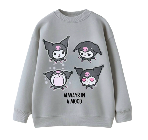 Kuromi grey sweatshirt