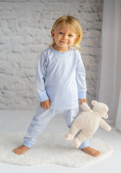 Baby blue patterned pj