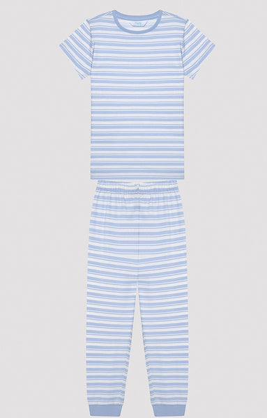 Blue striped 4 pcs set