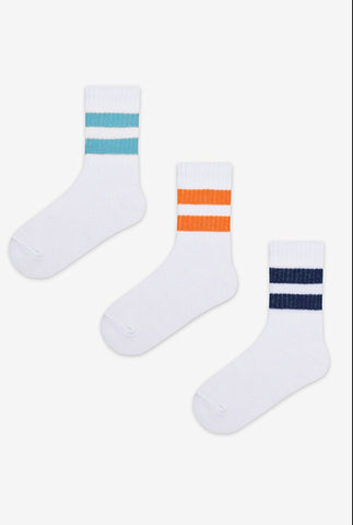 Sporty line socks pack of 3