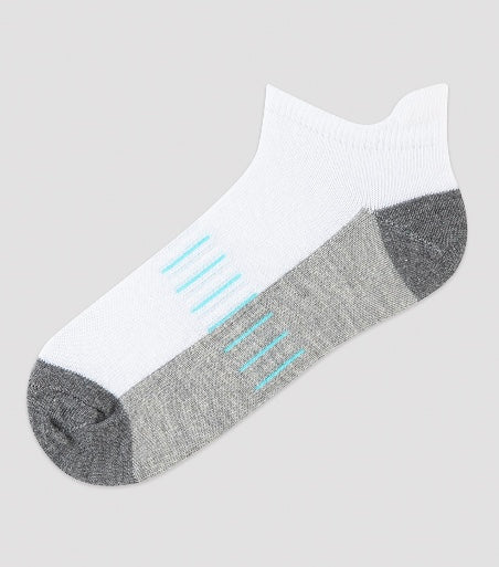 Boys grey/white ankle socks pack of 2