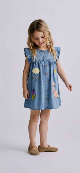 Denim dress