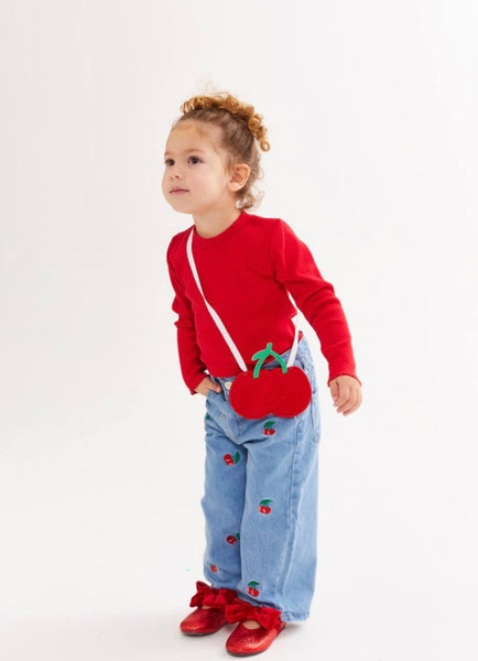 Cherry denim set