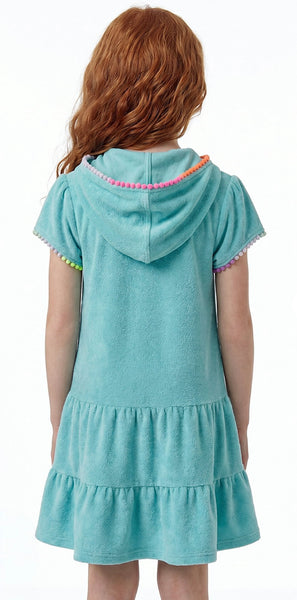 Sweet pastel mint towel caftan