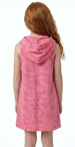 Textured pinky towel dress