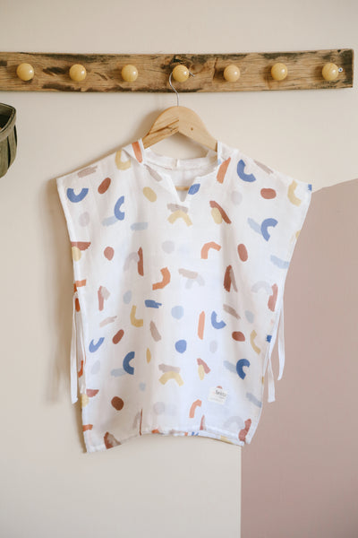 Muslin hooded poncho (1-5 yrs)