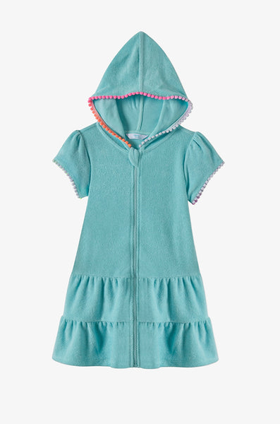 Sweet pastel mint towel caftan
