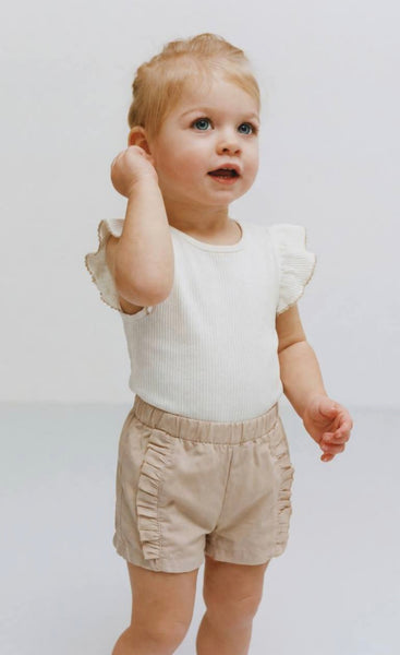 Bodysuit nude short set