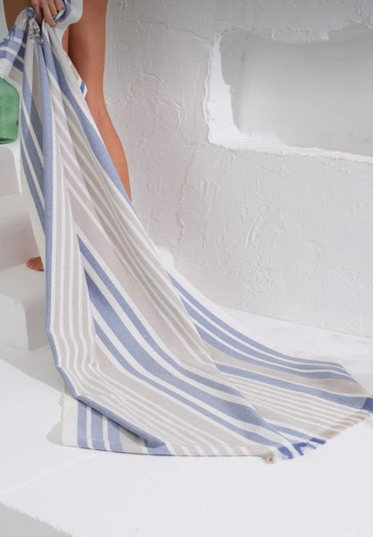 Striped beach towel (90x170cm)
