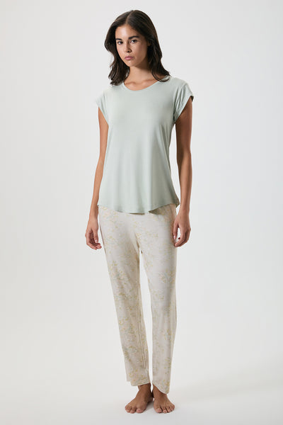 Sage green pants set