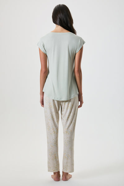Sage green pants set