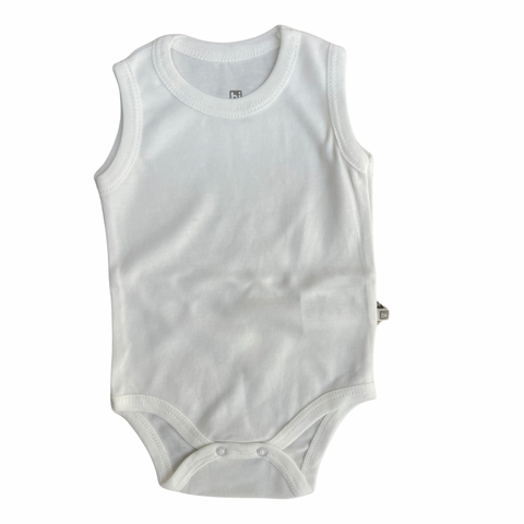 Cream sleeveless bodysuit