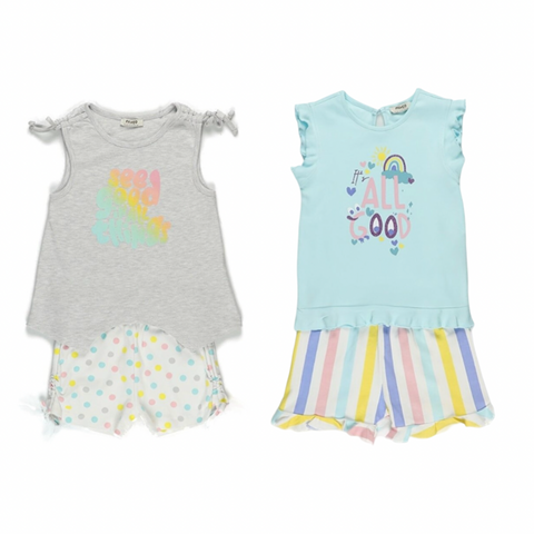 Girls pj set of 2