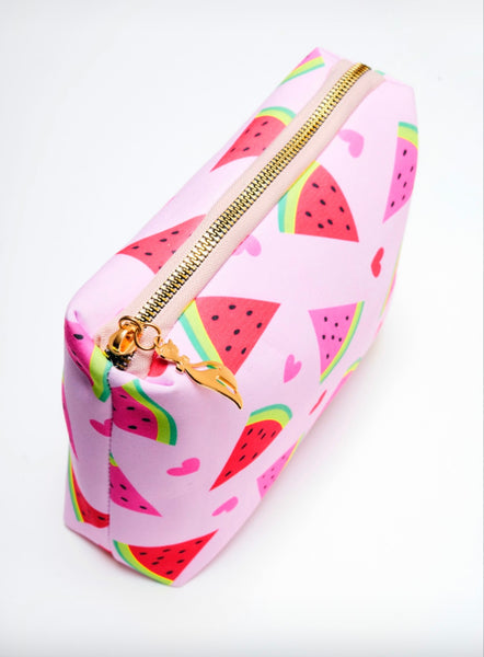 Pink watermelon beach bag