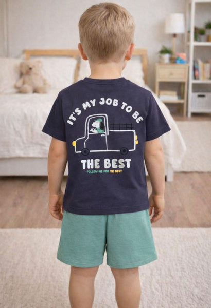Snoopy green cotton set