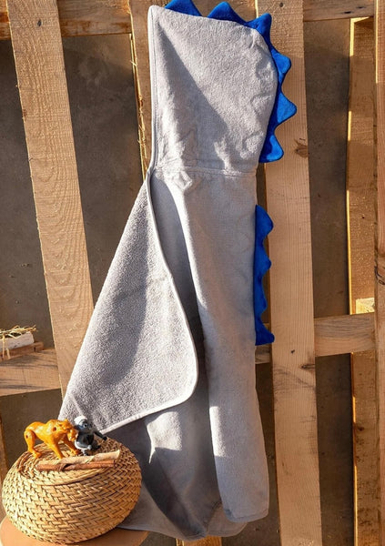 Dino hooded baby towel (60x110 cm)