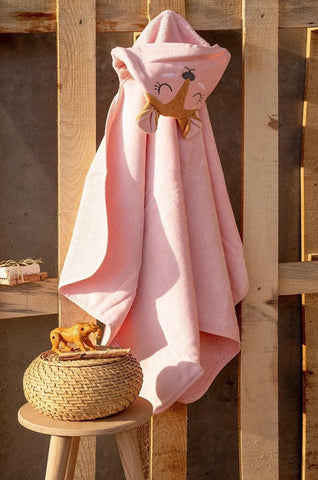 Reindeer hooded baby towel (60x110cm)