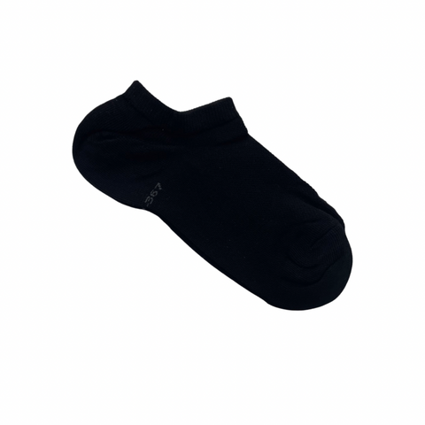 Plain black low ankle socks (size 35-40)