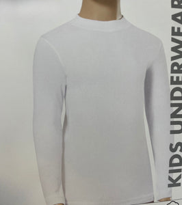 100% cotton long sleeved undershirts (boys)