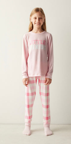 Little genius thermal pj (pink)