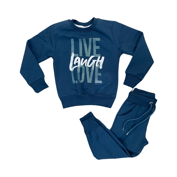 Live Laugh Love (petrol blue)