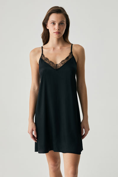 Black lace dress