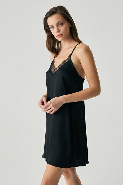 Black lace dress