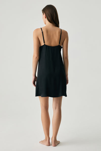 Black lace dress