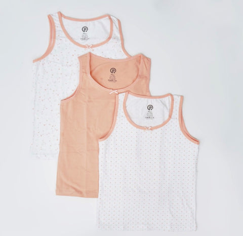 Panço peach undershirts pack of 3