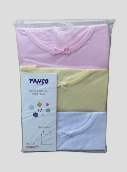 Panço plain undershirts pack of 3