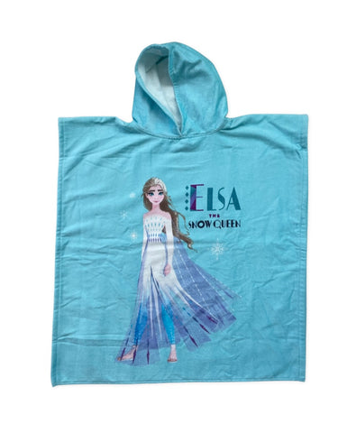 Elsa the snow queen poncho towel