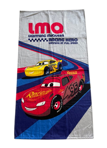 Mcqueen racing cars beach towel 70x130cm