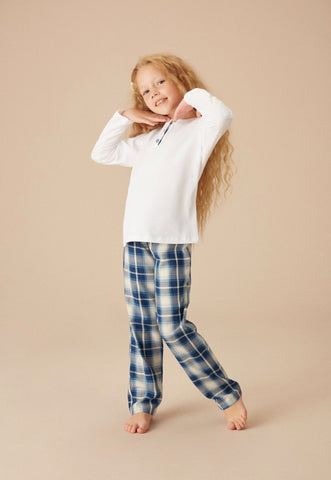 Girls plaid pyjama