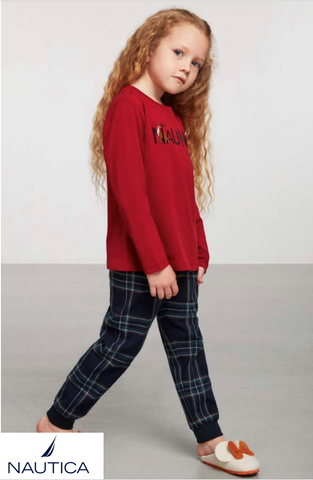 Nautica-Red reindeer pj